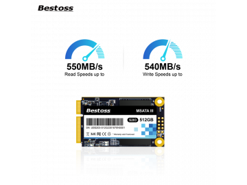 Ổ cứng SSD M2 SATA Bestoss GM228 128GB/256GB/512GB/1TB - Đọc/Ghi 550/520MB/s (M2 SATA, M2.2280)
