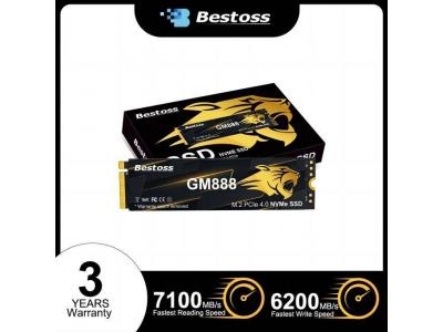 Ổ cứng SSD NVME Bestoss GM888-K7 512GB/1TB/2TB/4TB - Đọc/Ghi 7100/6200MB/s (NVMe PCIe Gen4x4, M2.2280)